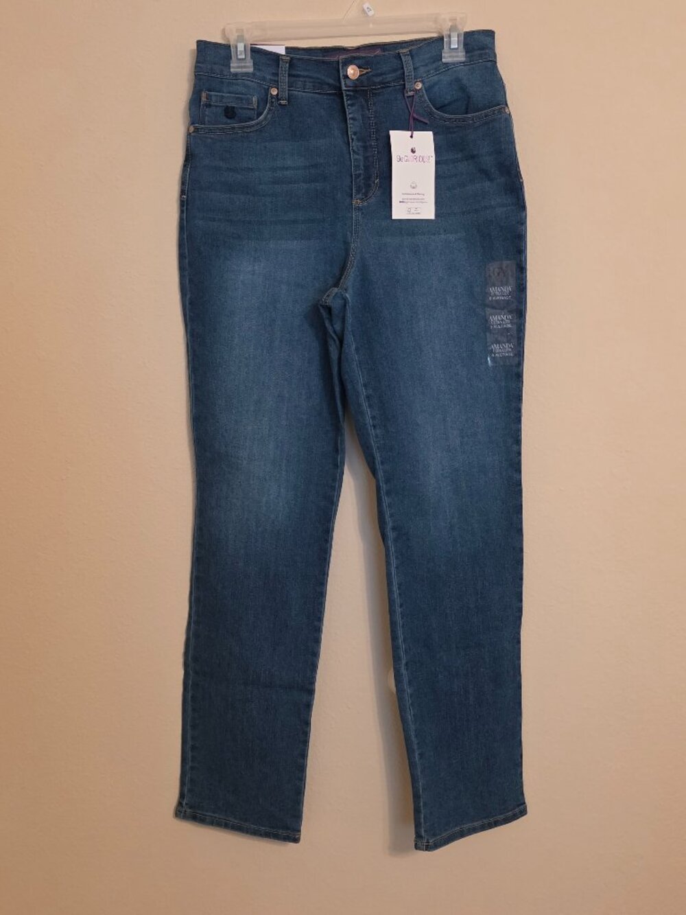 Gloria Vanderbilt Amanda Ultra Light Slimming Stretch Jeans 8 NWT